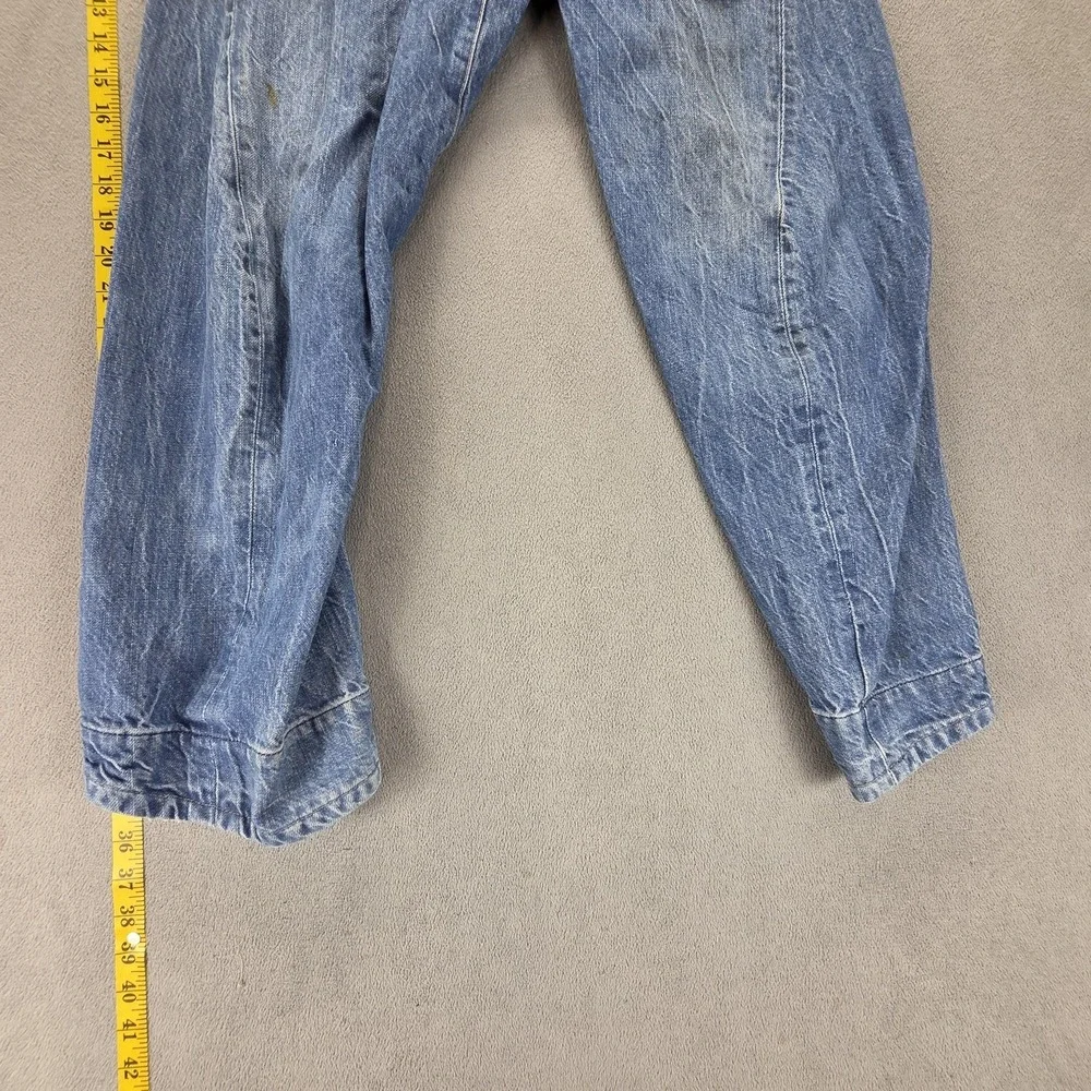 VTG Levis Engineered Jeans Mens Blue Twisted‎ Buckle Back One Pocket Fits 28x28